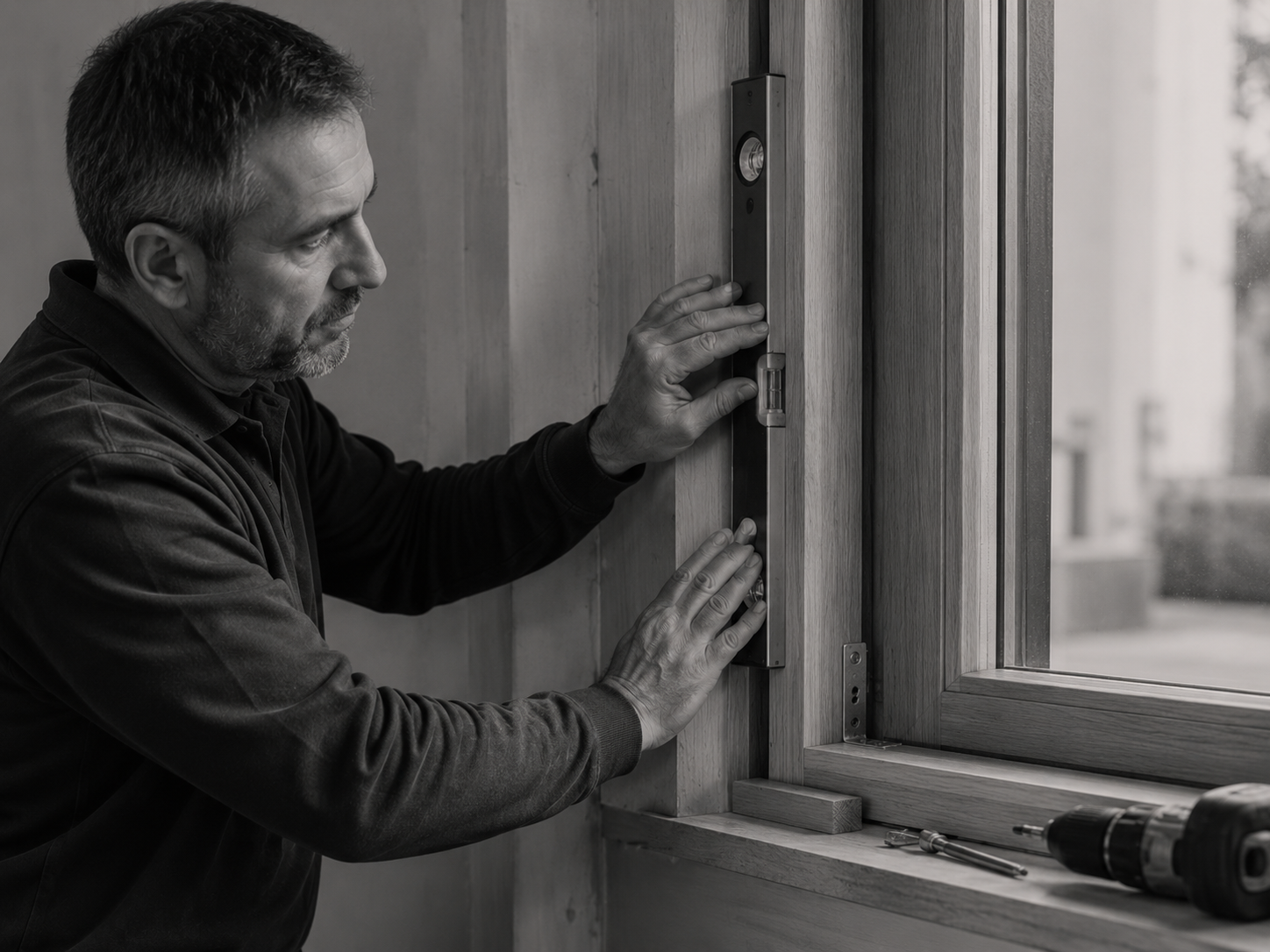 Posa in opera di serramenti su misura Falchetti WoodStyle