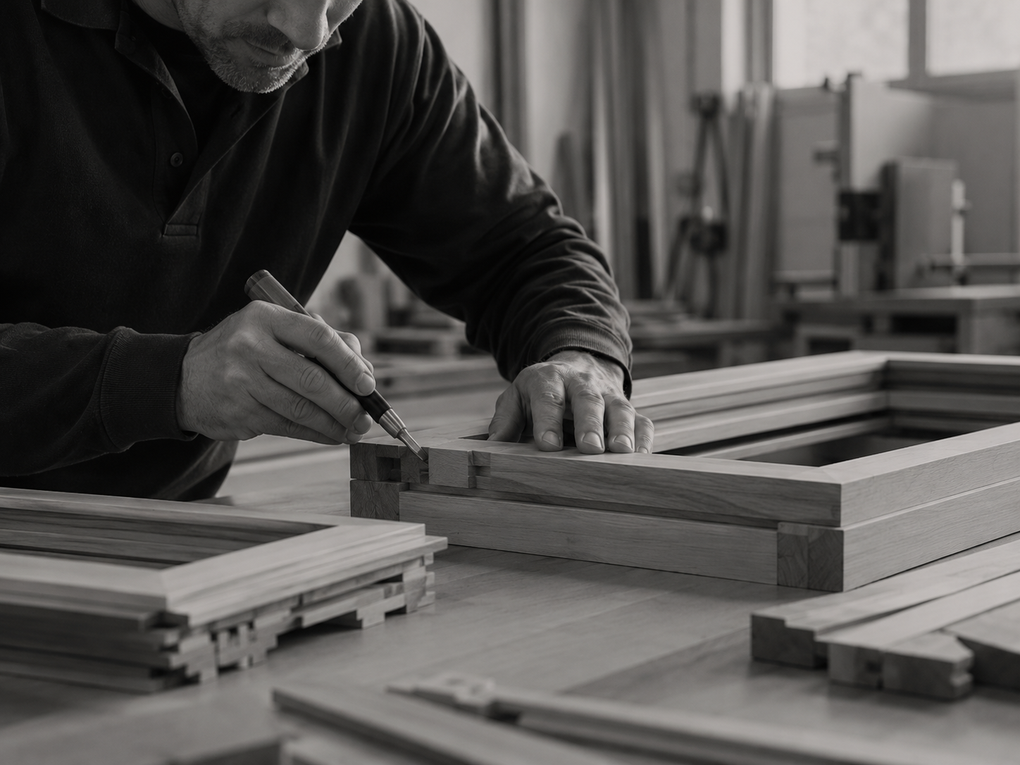 Produzione artigianale di serramenti in legno Falchetti WoodStyle